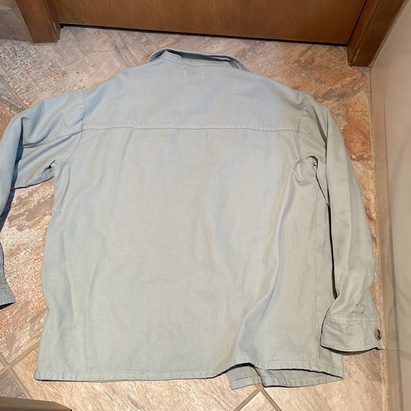 NWT Topshop Topshop oversized lightweight shacket with woven label - Picture 12 of 14